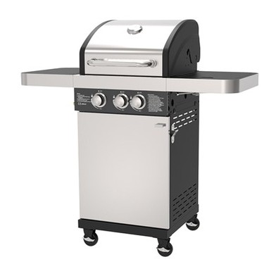 2 Grill Gáis Burner Le Seilfeanna Taobh Fillte